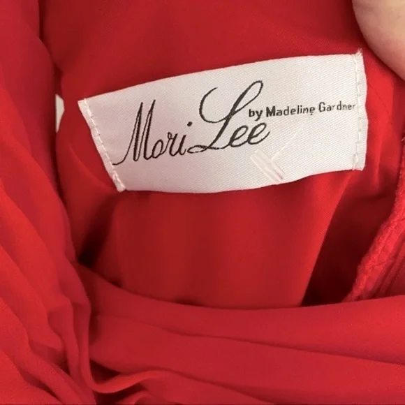 Mori Lee One Shoulder Formal Dress - Picture 4 of 5